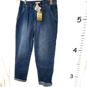 Vibrant‎ miu Golden Blue Mom Jeans 11 W29 NWT